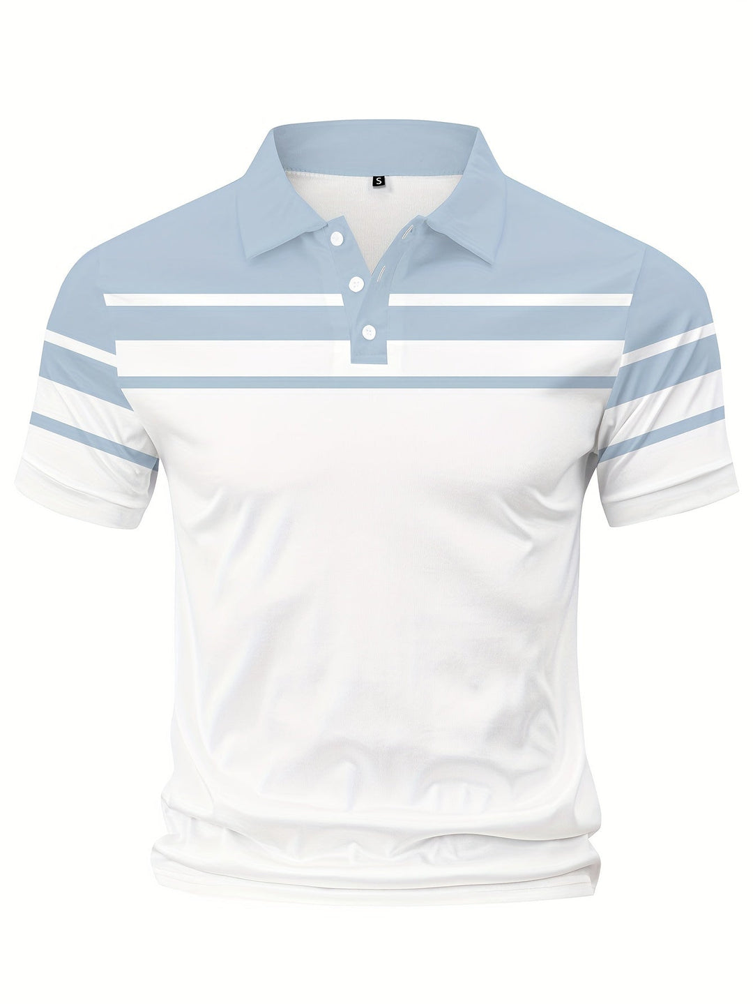 Crane | Men's Chest Stripe Short Sleeve Polo Shirt