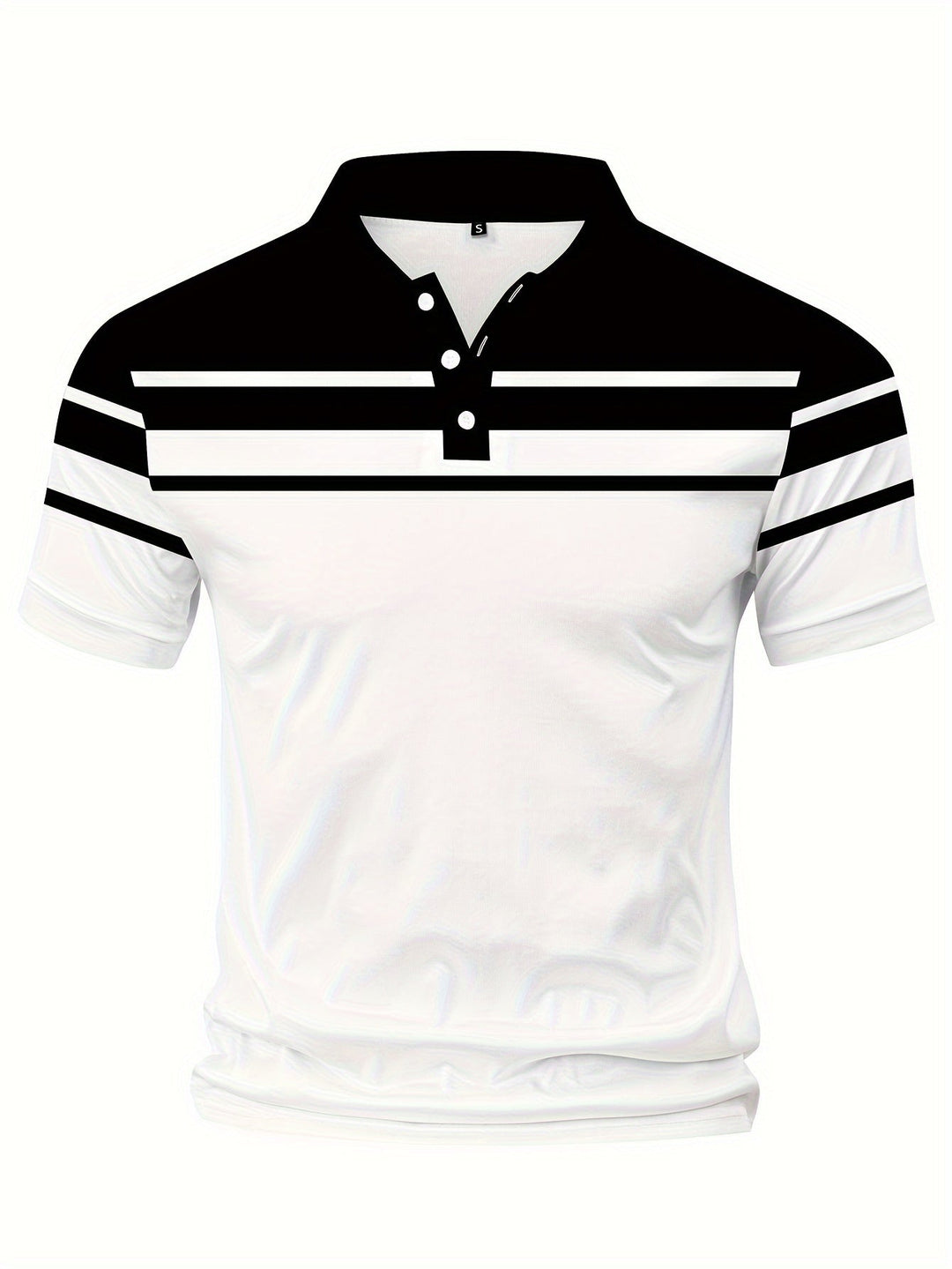 Crane | Men's Chest Stripe Short Sleeve Polo Shirt