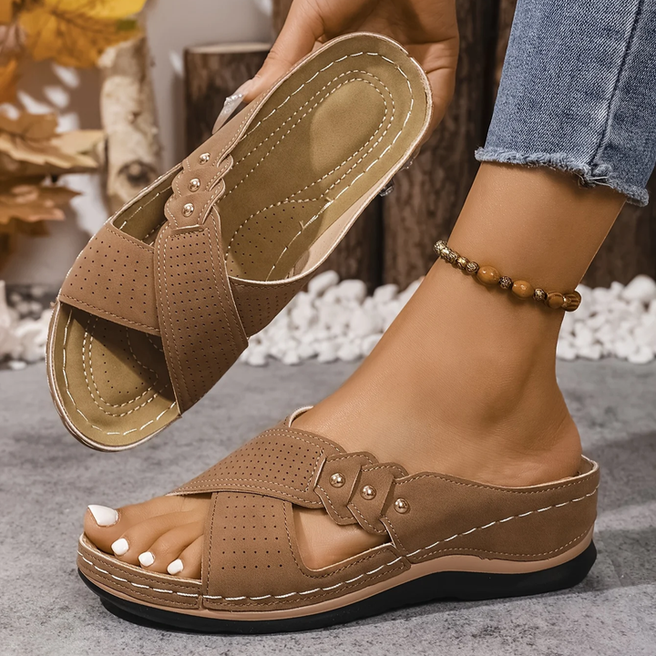 Ezera | Stylish Orthopaedic Wedge Sandals