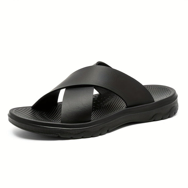 Slater | Men's Embossed Slide Sandals