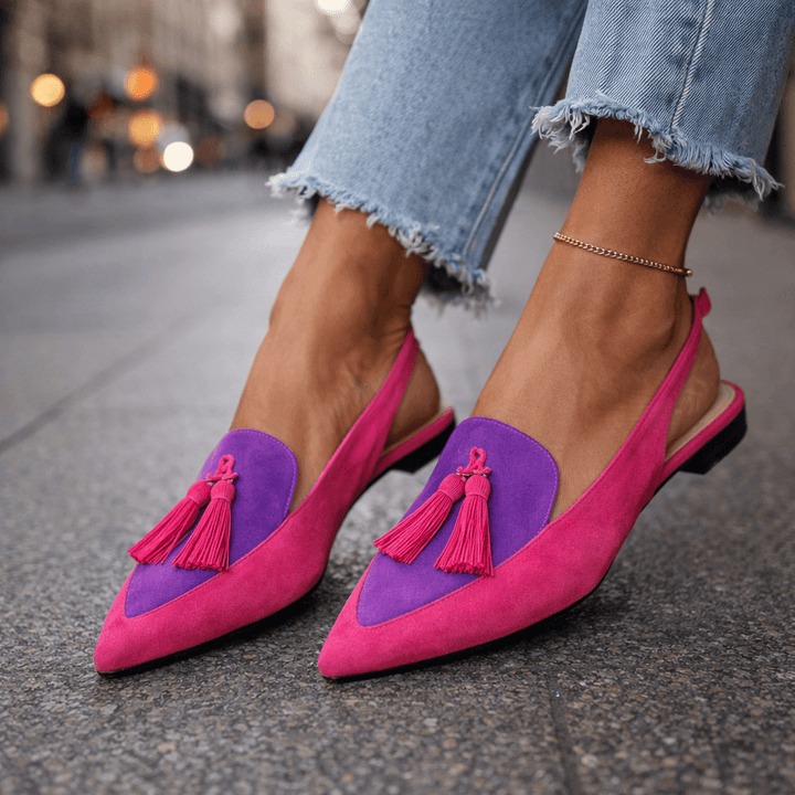 Elodie | Elegant Tasselled Sandals