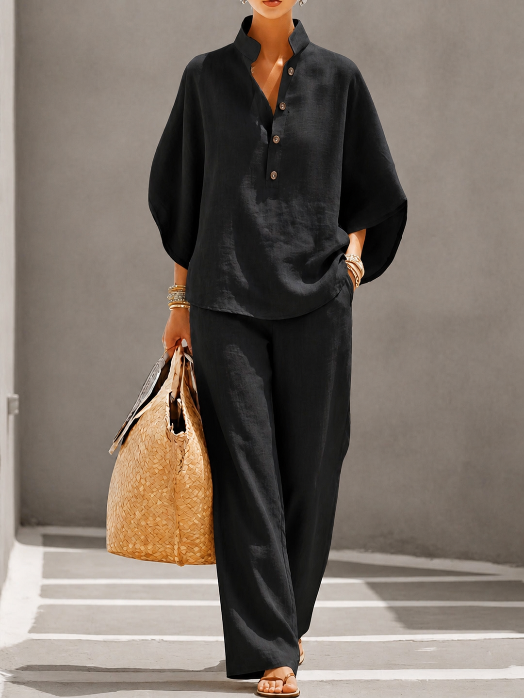 Ariel | Linen Set · Fluid, Natural Elegance
