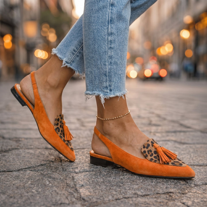 Elodie | Elegant Tasselled Sandals