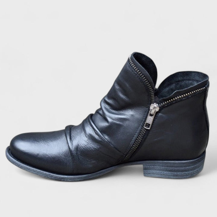 Amelia | Soft Ankle Boots with Zip