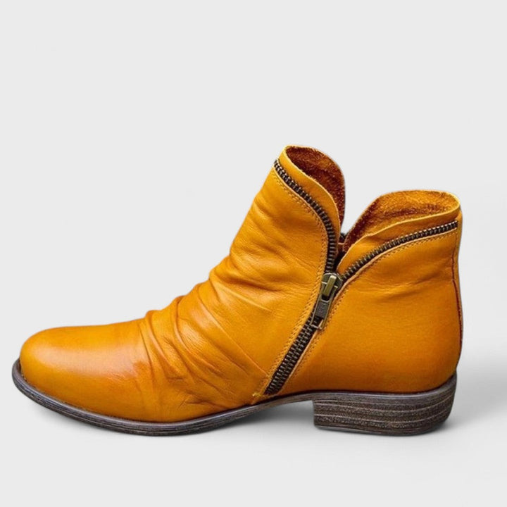 Amelia | Soft Ankle Boots with Zip
