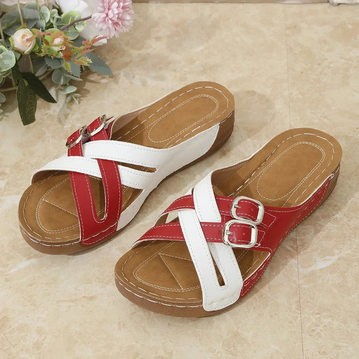 Lily | Buckle Wedges