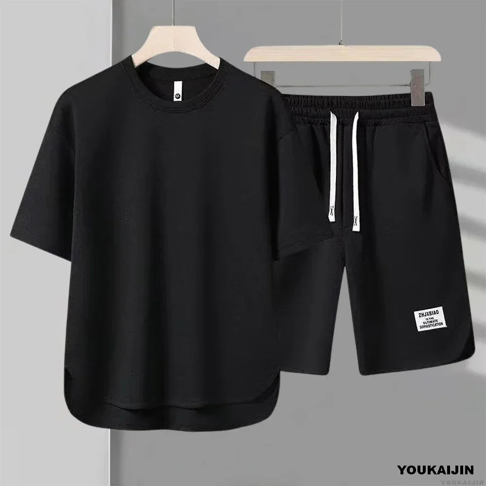 Novira London™ | Casual Men’s Waffle-Texture Set