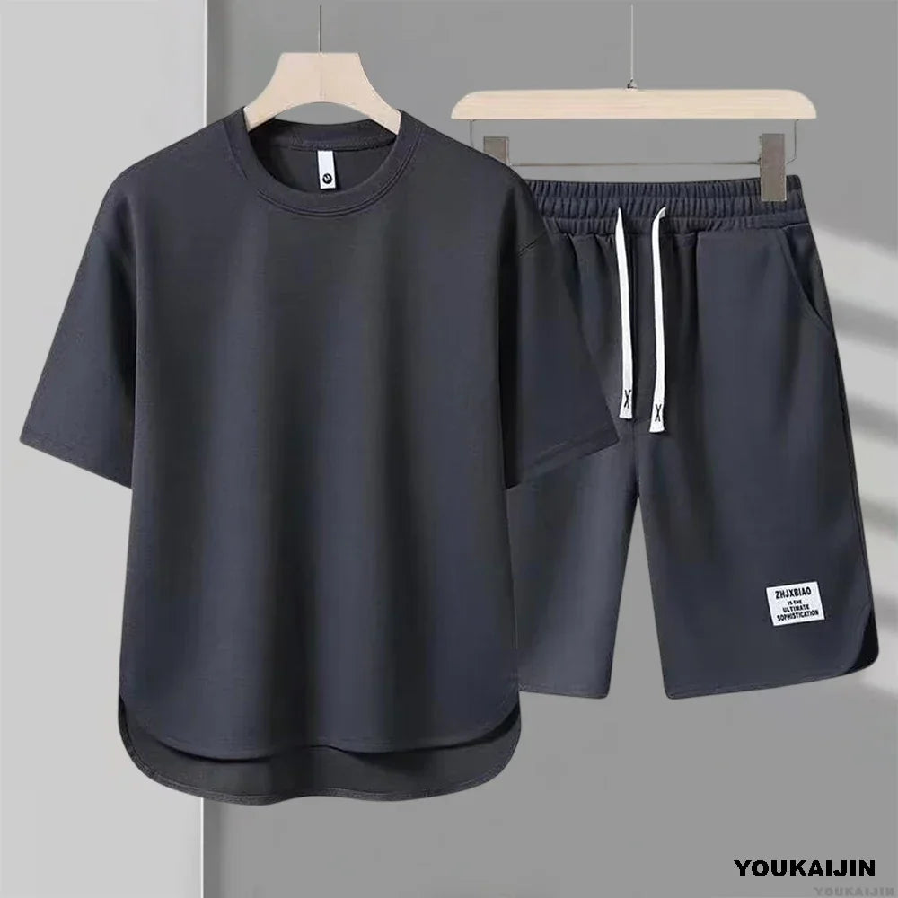 Novira London™ | Casual Men’s Waffle-Texture Set