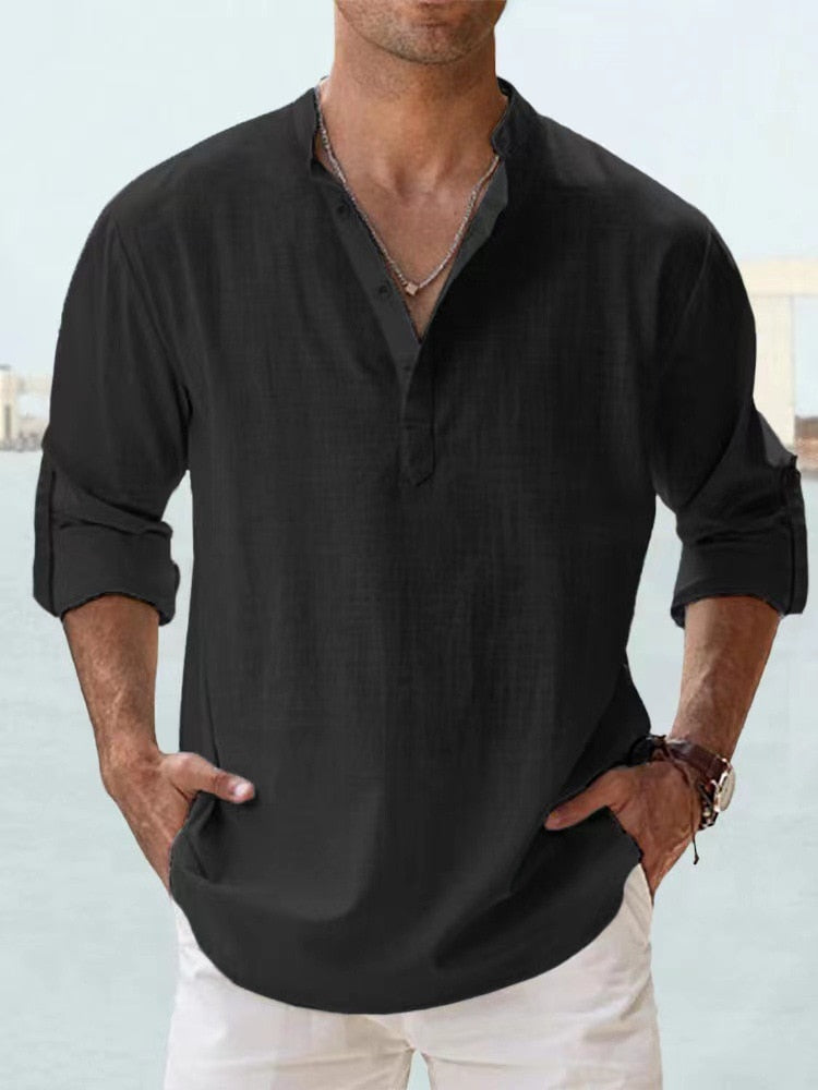 Maxwell | Breathable Linen Shirt
