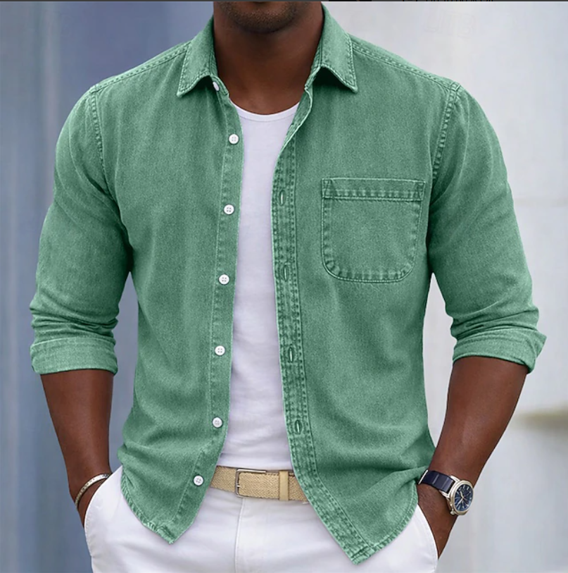 Charles | Casual Button-Up Shirt with Pockets