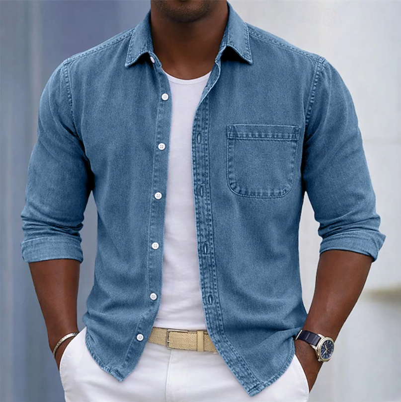Charles | Casual Button-Up Shirt with Pockets