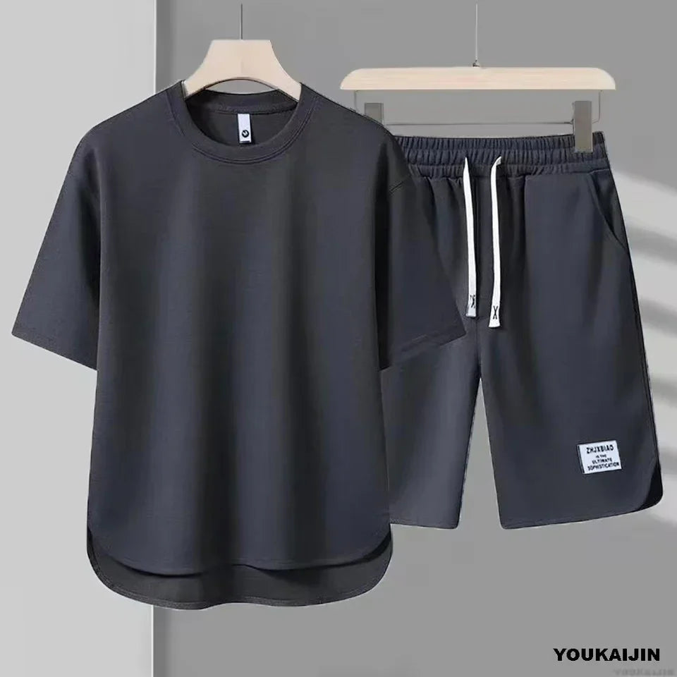 Novira London™ | Casual Men’s Waffle-Texture Set