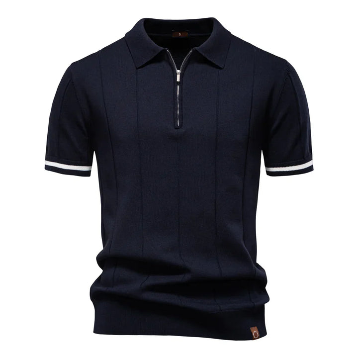 Novira London | Men’s Zip Polo Shirt