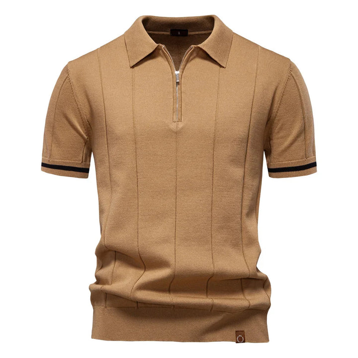 Novira London | Men’s Zip Polo Shirt