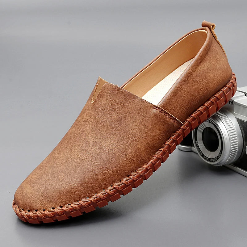 Harold | Classic Leather Slip-Ons