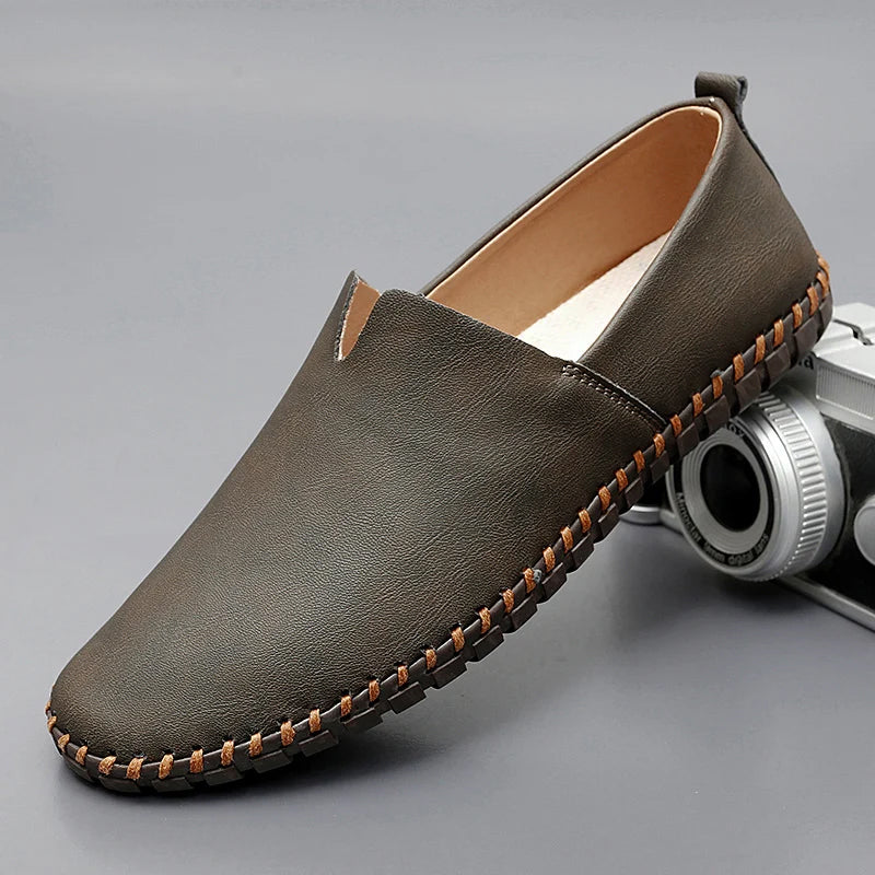 Harold | Classic Leather Slip-Ons