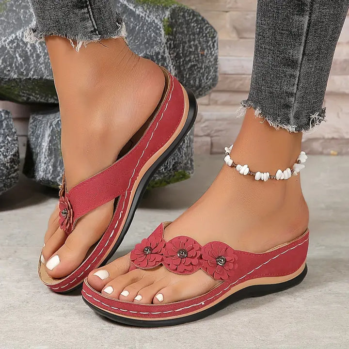 Eliana | Comfort Slippers – Flowers