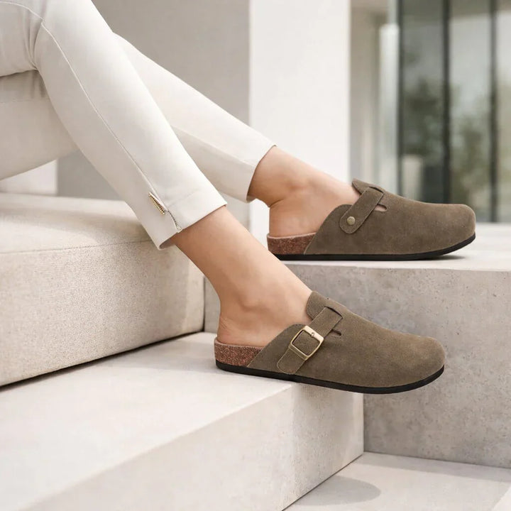 Phoebe| Women's Clogs with Adjustable Buckle
