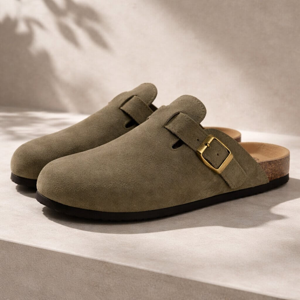 Phoebe| Women's Clogs with Adjustable Buckle