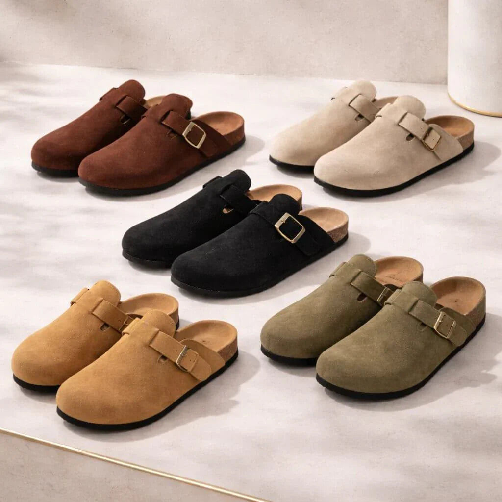 Phoebe| Women's Clogs with Adjustable Buckle