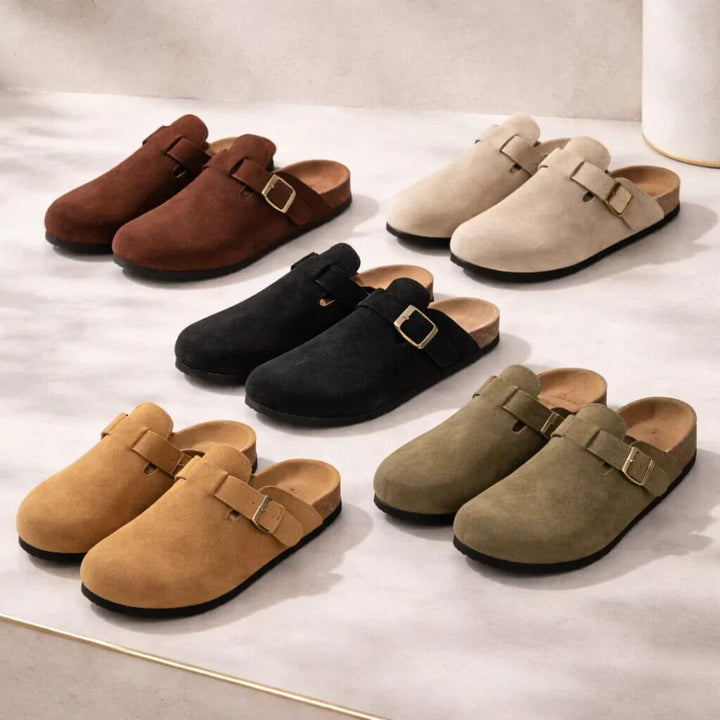 Phoebe| Women's Clogs with Adjustable Buckle