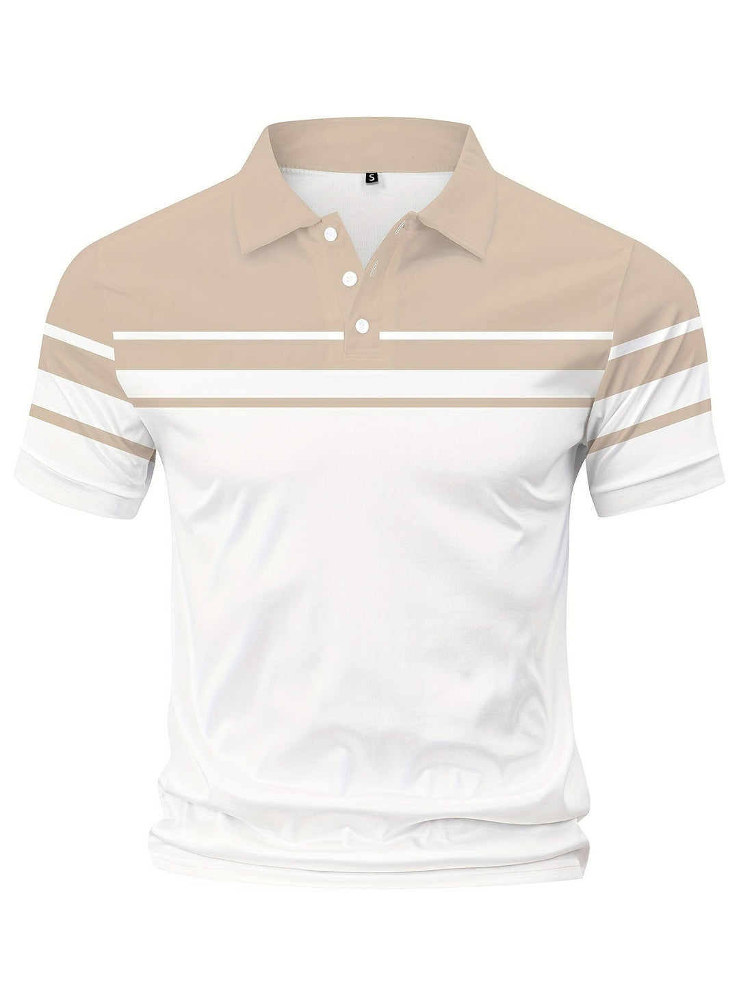 Crane | Men's Chest Stripe Short Sleeve Polo Shirt