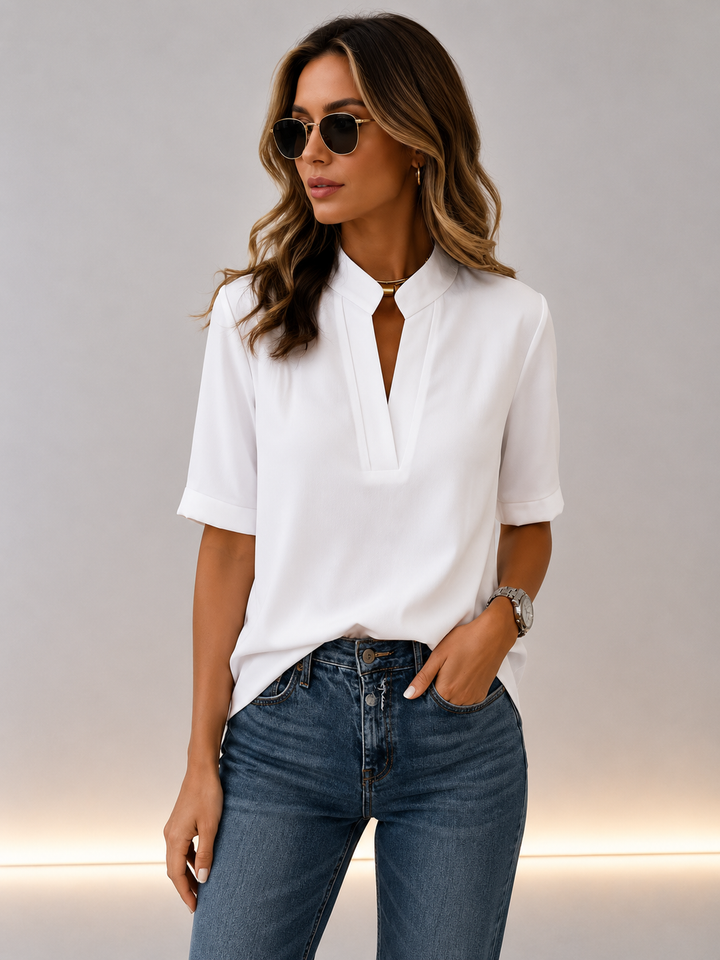 Alessia | Relaxed Short-Sleeve Shirt
