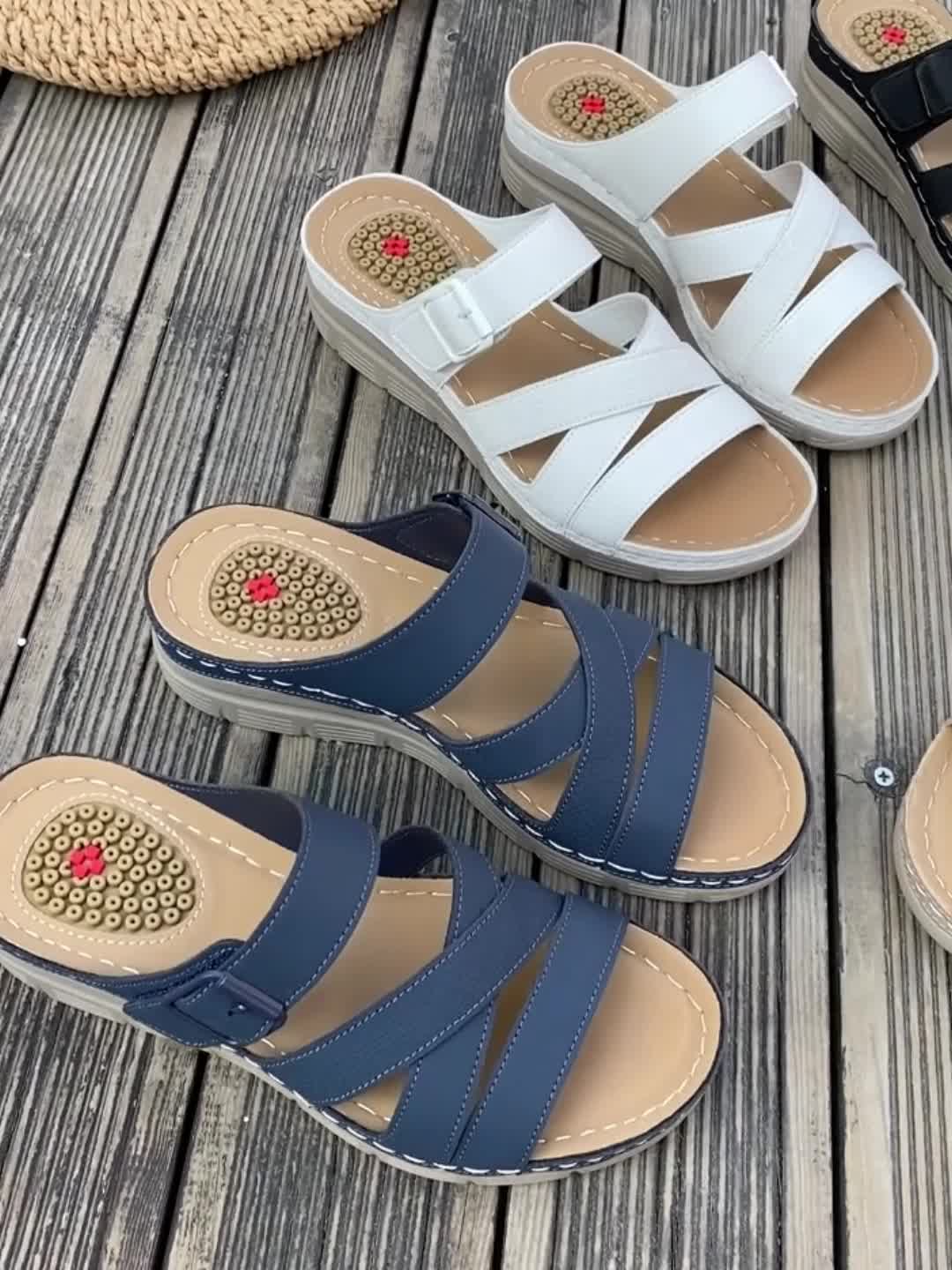 Scarlett | Summer Casual Wedge Sandals