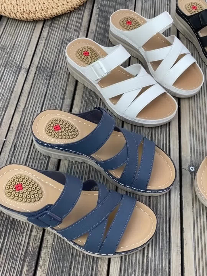 Scarlett | Summer Casual Wedge Sandals