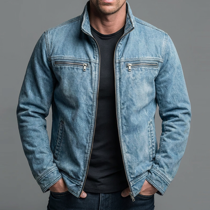 Benedict | Vintage Cotton Zip-Up Jacket