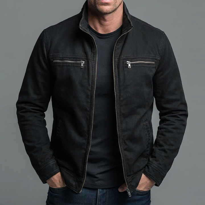Benedict | Vintage Cotton Zip-Up Jacket