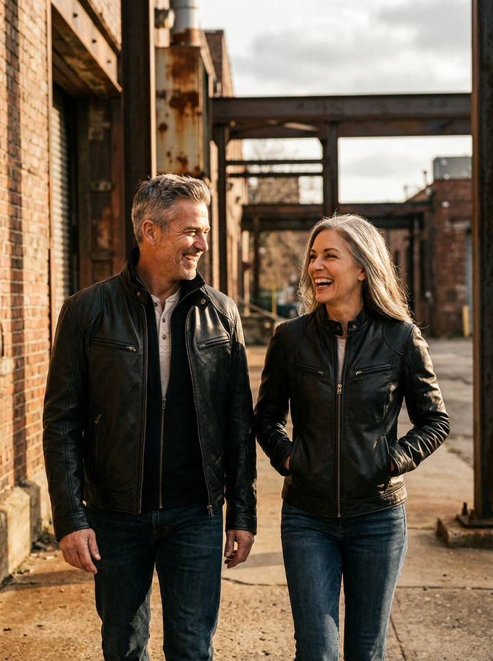 Victor | Casual Leather Jacket