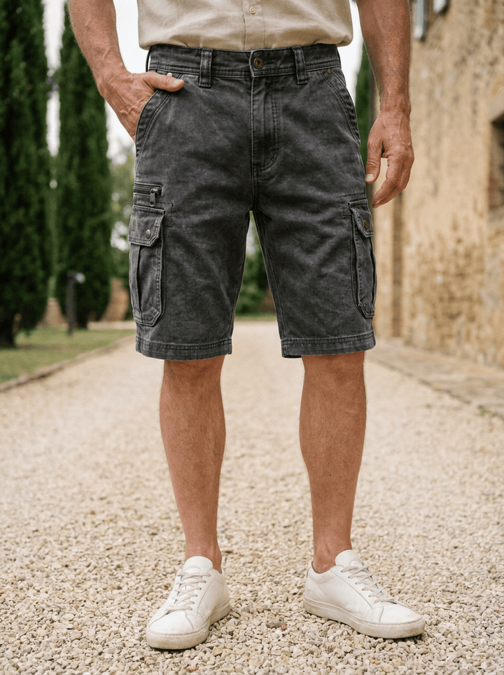 Beeckhoven | Functional Denim Cargo Shorts