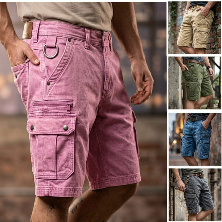 Beeckhoven | Functional Denim Cargo Shorts