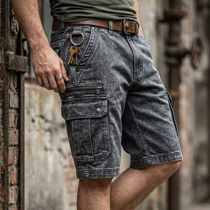 Beeckhoven | Functional Denim Cargo Shorts