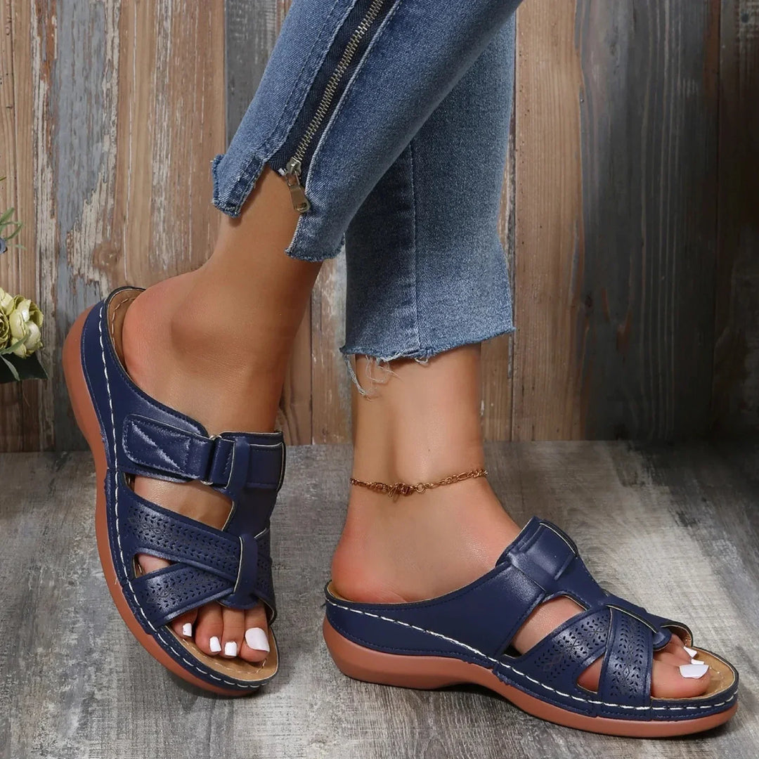Imke | Women's Sandals with Buckle and Open Toe