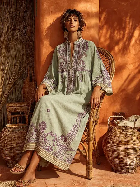 Jasmine | Soft Embroidered Dress for Women