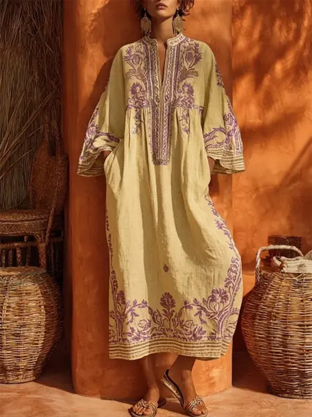 Jasmine | Soft Embroidered Dress for Women