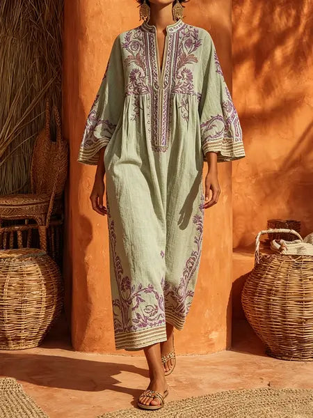 Jasmine | Soft Embroidered Dress for Women