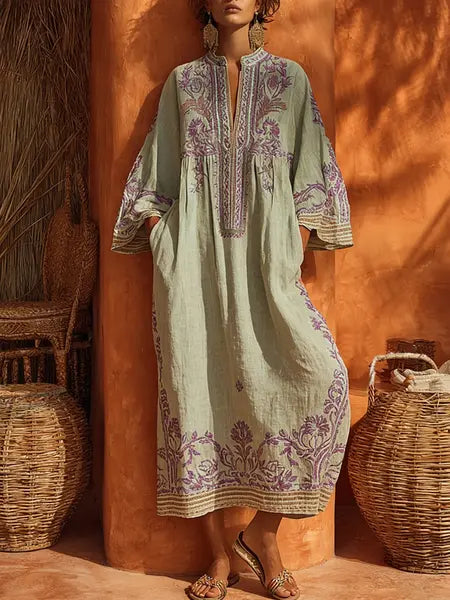 Jasmine | Soft Embroidered Dress for Women
