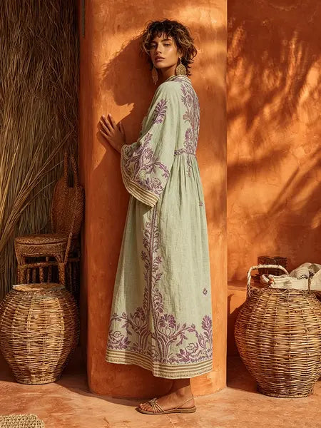 Jasmine | Soft Embroidered Dress for Women