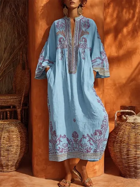 Jasmine | Soft Embroidered Dress for Women